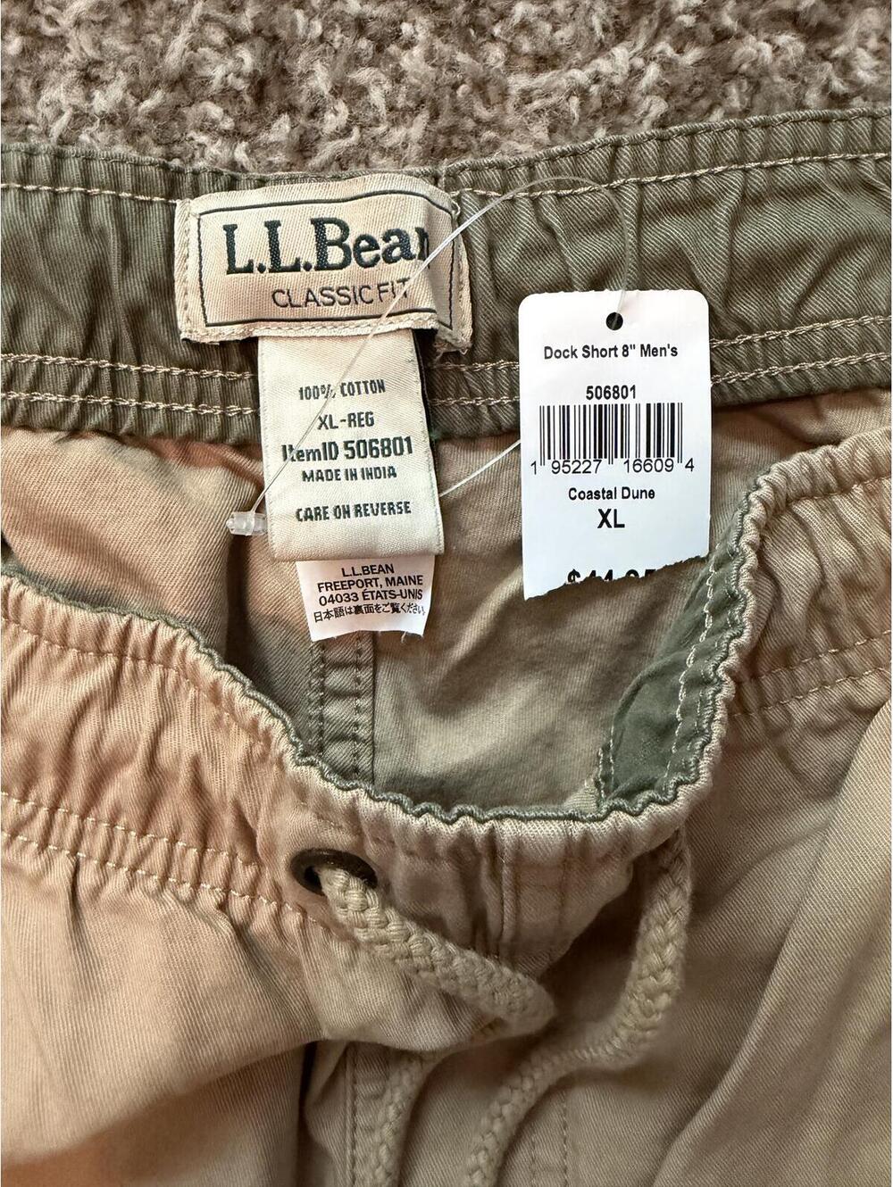 New LL Bean Classic Fit Dock Shorts Men’s 38 - Picture 2 of 4